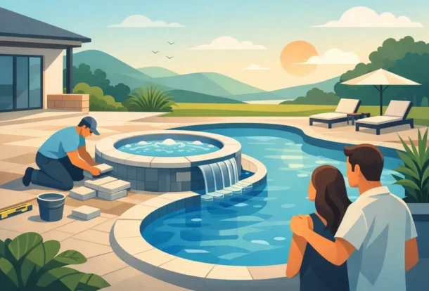 Adding a Spa to an Existing Pool the Right Way
