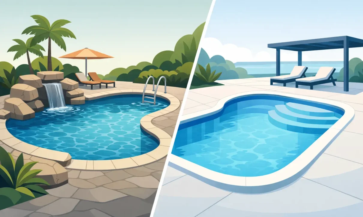 Gunite Versus Fiberglass Pools: Which Fits?