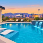 Custom Pool Features That Transform Las Vegas Yards