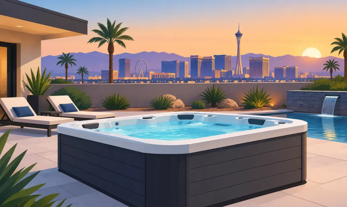 How Spa Builders Shape a Better Las Vegas Backyard
