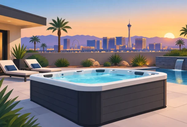 How Spa Builders Shape a Better Las Vegas Backyard
