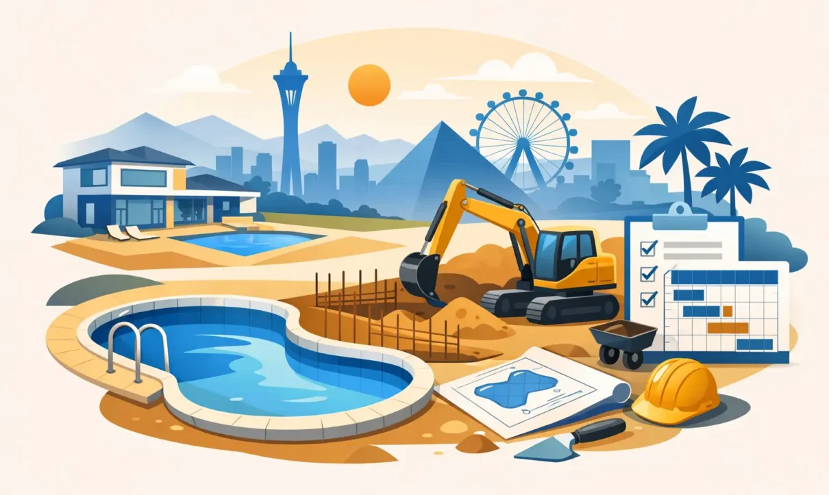 Pool Construction Timeline Guide for Las Vegas