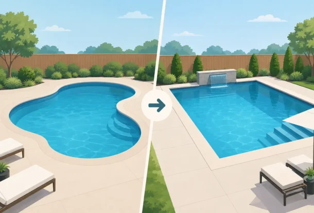 Pool Shape Conversion for a Better Backyard