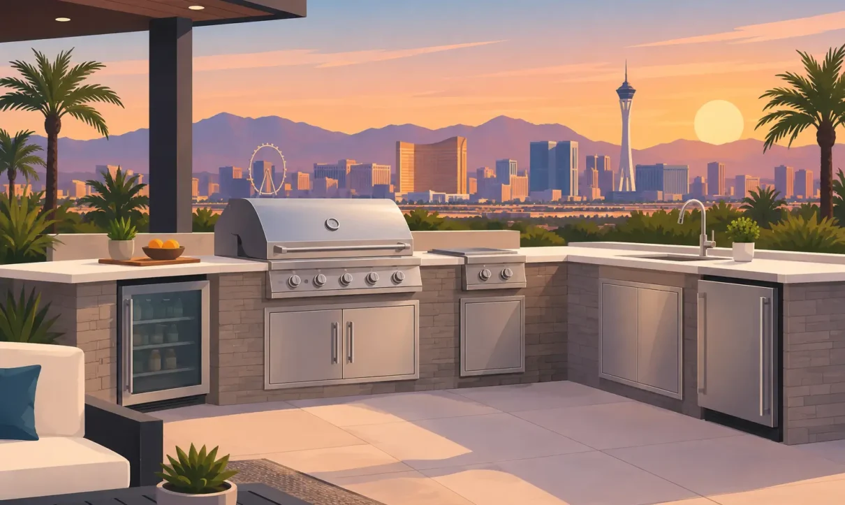 Best Outdoor Kitchen Appliances for Las Vegas