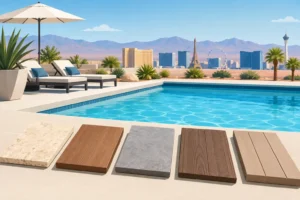 Best Pool Decking Materials for Las Vegas Homes