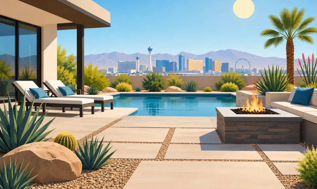 Las Vegas Hardscapes That Work in Desert Heat - Laguna Pools & Spa Las Vegas Hardscapes That Work in Desert Heat