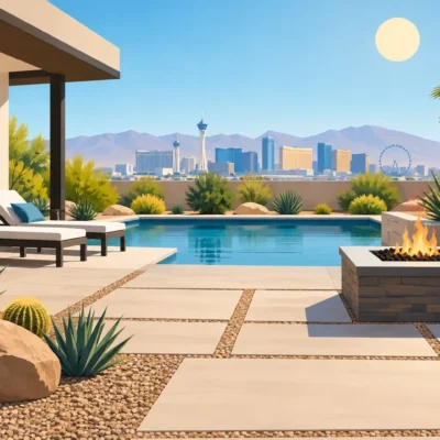 Las Vegas Hardscapes That Work in Desert Heat