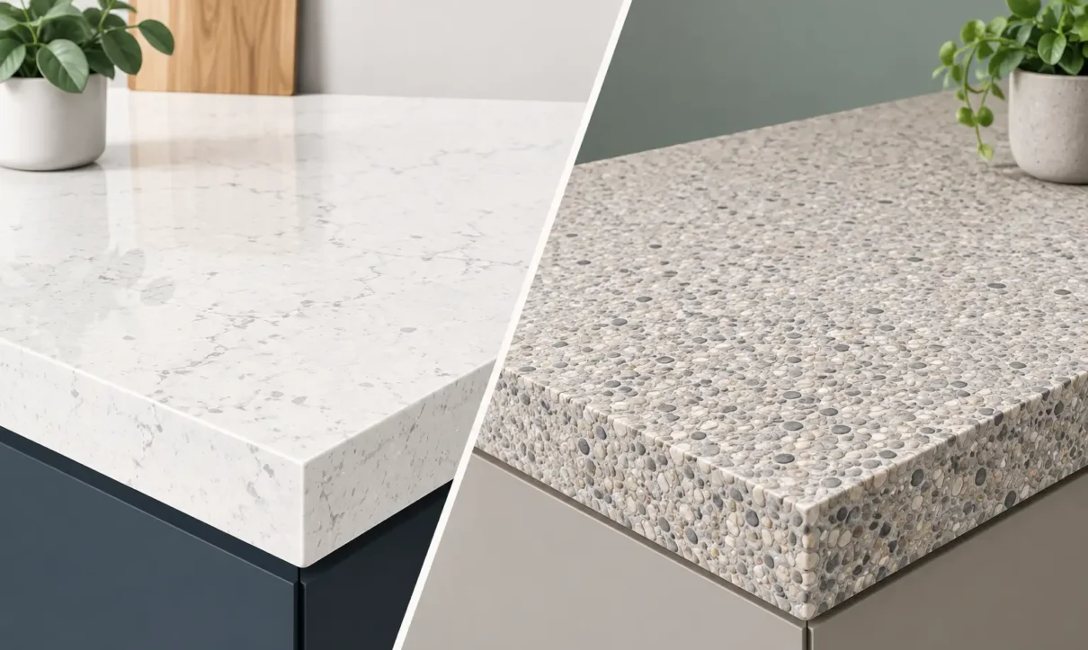 Quartz Versus Pebble Finish: Which Fits?