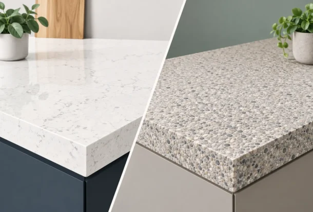 Quartz Versus Pebble Finish: Which Fits?