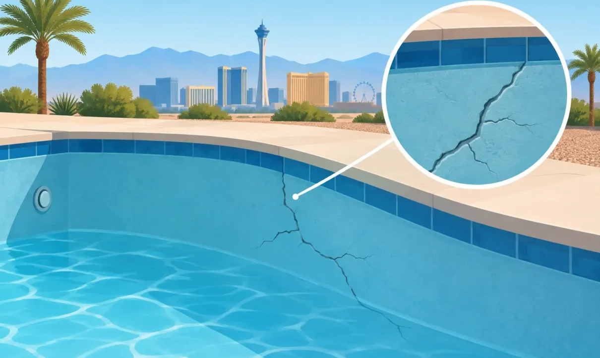 Why Pool Plaster Cracks in Las Vegas Pools